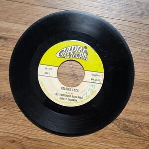 Los Tremendos Gavilanes‎ – Paloma Loca Capri CA-210 Single 45 RPM 7" Latin VG/VG
